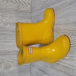 Hunter Toddler Yellow Rain Boots